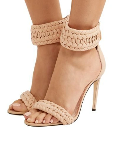 Shop Altuzarra Sandals In Pale Pink