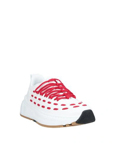 Shop Bottega Veneta Sneakers In White