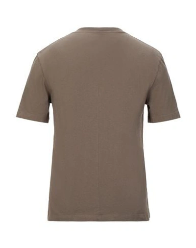 Shop Helmut Lang Man T-shirt Military Green Size S Cotton