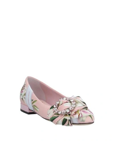 Dolce & Gabbana Ballet Flats In Pink