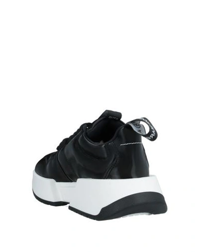 Shop Mm6 Maison Margiela Woman Sneakers Black Size 7 Textile Fibers