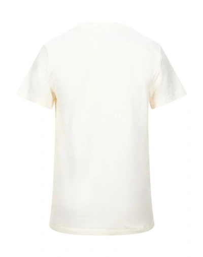 Shop Helmut Lang Man T-shirt Ivory Size M Cotton