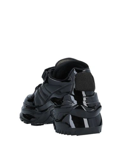 Shop Maison Margiela Woman Sneakers Black Size 10 Soft Leather