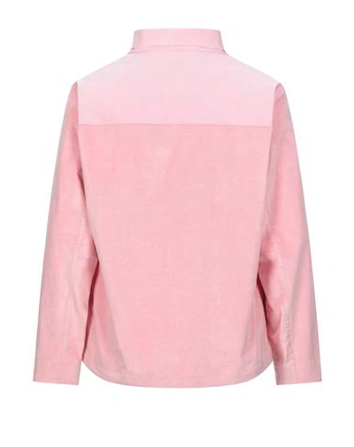 Shop Umit Benan Man Sweatshirt Pastel Pink Size 34 Cotton, Viscose, Elastane