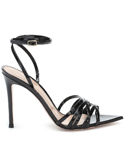 105 patent-leather sandals