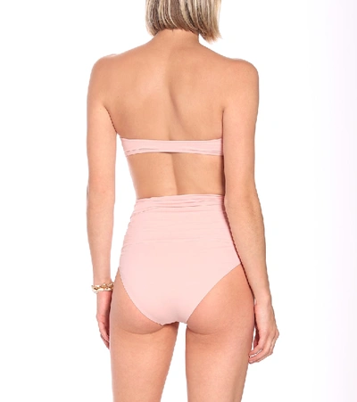 Shop Melissa Odabash Caribe Bandeau Bikini Top In Pink