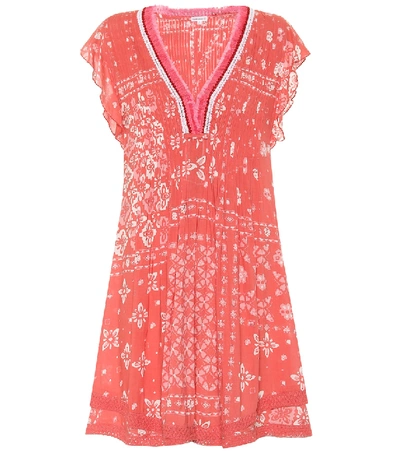 Shop Poupette St Barth Sasha Printed Minidress In Pink