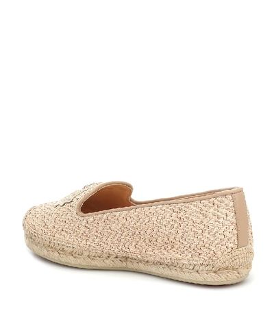 Shop Christian Louboutin Nanou Orlato Donna Espadrilles In Beige