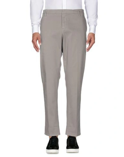 Shop Dondup Man Pants Khaki Size 30 Cotton, Elastane In Beige