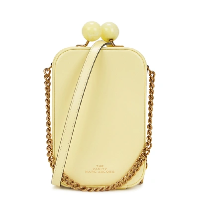 Shop Marc Jacobs The Vanity Yellow Cross-body Bag