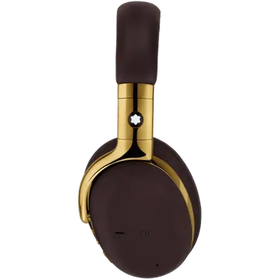 Shop Montblanc Mb 01 Smart Travel Over-ear Headphones Brown