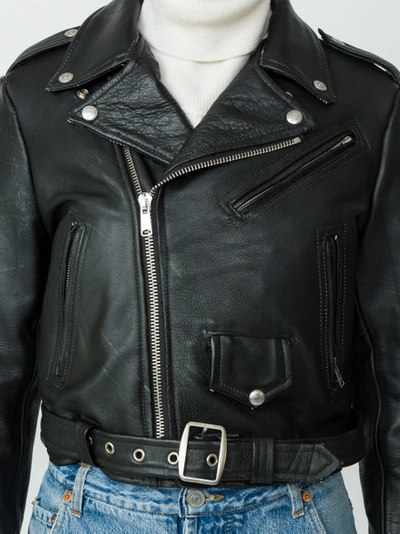 Shop Re/done The Webster X  Moto Racer Leather Jacket