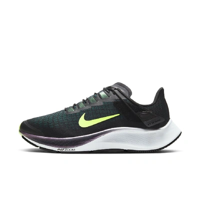 Shop Nike Air Zoom Pegasus 37 Flyease Women's Running Shoe In Black,valerian Blue,spruce Aura,ghost Green