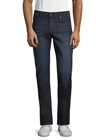 Shop 7 For All Mankind Paxtyn Squiggle Straight Jeans In Basin