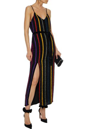 rebecca velvet maxi dress