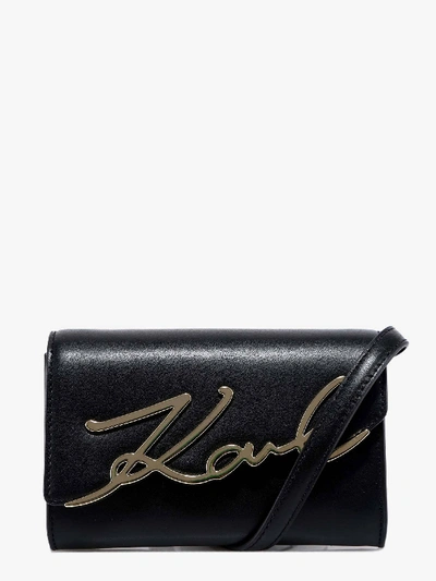Shop Karl Lagerfeld Belt Bag In Black