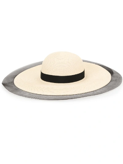 Shop Eugenia Kim Sunny Wide Brim Hat In Neutrals