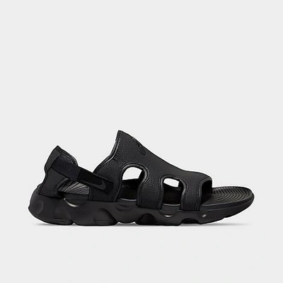 Shop Nike Men's Owaysis Sport Sandals In Black/black/black