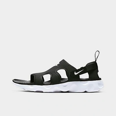 Shop Nike Men's Owaysis Sport Sandal In Black
