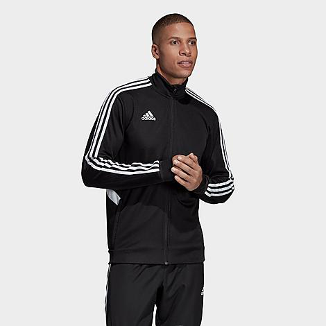 adidas men's tiro metallic track jacket