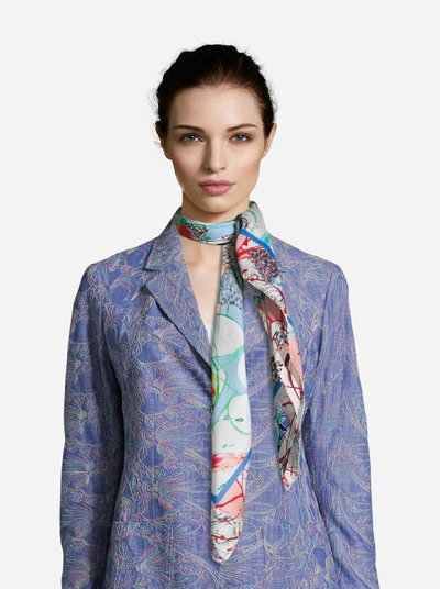 Shop Robert Graham Porcelian Silk Scarf In Multi