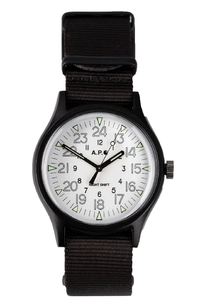 Pre owned Carhartt Wip X Apc Mady Watch Black Khaki ModeSens