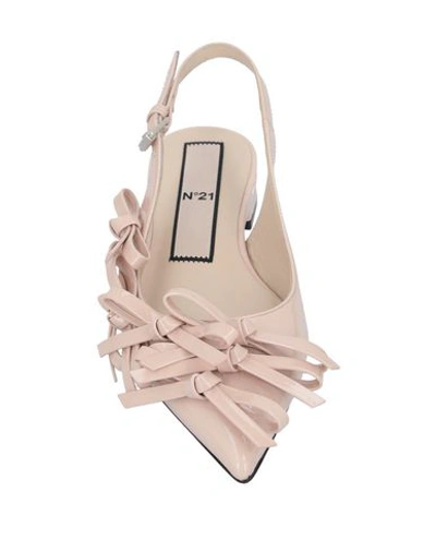 Shop N°21 Ballet Flats In Light Pink