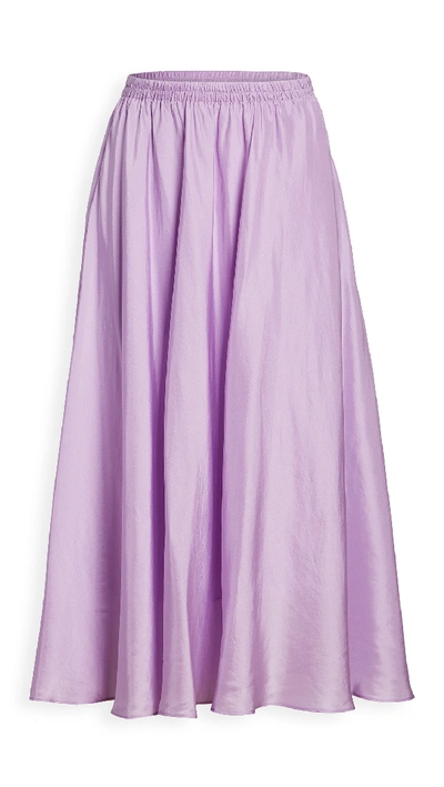 humoresque silk gather skirt ロングスカート スカート レディース 注目ショップ・ブランドのギフト