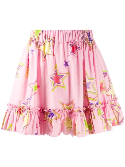 Shop Gina Star Print Mini Skirt In Pink