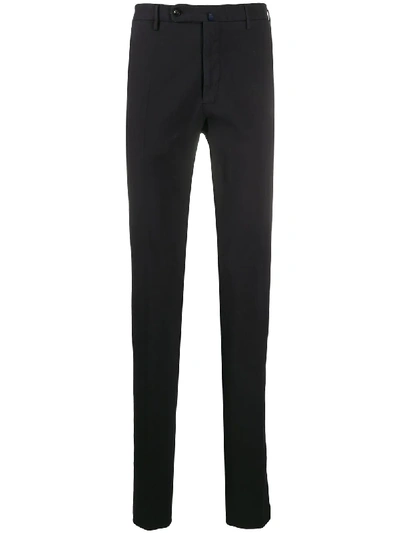 Shop Incotex Straight Leg Trousers In Blue