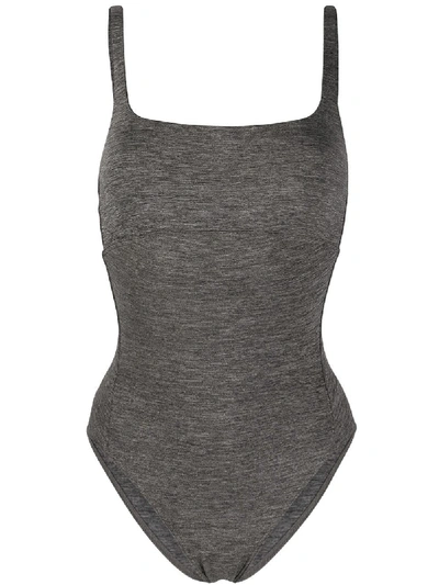 Shop Eres Arnaque Tank Swimsuit In Grey