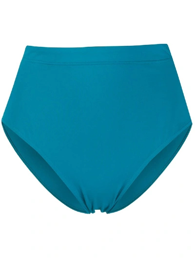 Shop Eres High-waisted Bikini Bottoms In Blue