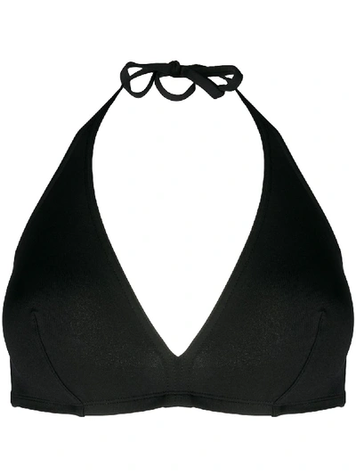 Shop Eres Halterneck Bikini Top In Black