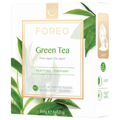 Shop Foreo Green Tea Ufo Purifying Face Mask (6 Pack)