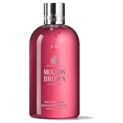 Shop Molton Brown Fiery Pink Bath And Shower Gel 300ml