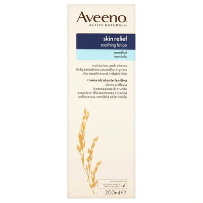 Shop Aveeno Skin Relief Moisturising Lotion With Menthol 200ml