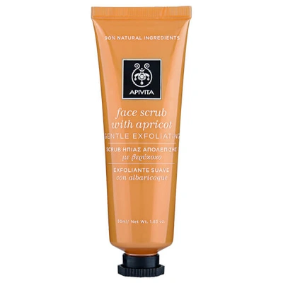 Shop Apivita Face Scrub For Gentle Exfoliation - Apricot 50ml