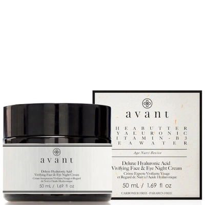Shop Avant Skincare Deluxe Hyaluronic Acid Vivifying Face And Eye Night Cream 50ml