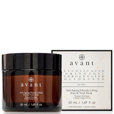 Shop Avant Skincare Anti-ageing Glycolic Lifting Face And Neck Mask 50ml