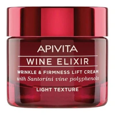 Shop Apivita Wine Elixir Wrinkle & Firmness Lift Cream - Light Cream 50ml