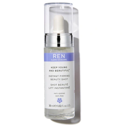 Shop Ren Clean Skincare Keep Young And Beautiful Instant Firming Beauty Shot 30ml