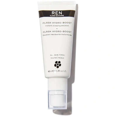 Shop Ren Clean Skincare Flash Hydro-boost Instant Plumping Emulsion 40ml
