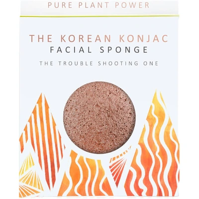 Shop The Konjac Sponge Company The Elements Fire Facial Sponge - Purifying Volcanic Scoria 30g