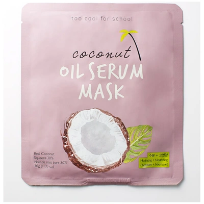 Shop Too Cool For School Coconut Oil Serum Mask 30g