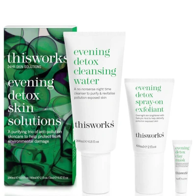 Shop This Works Evening Detox Skin Solution (worth £58.20)