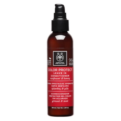 Shop Apivita Holistic Hair Care Color Protect Leave In Conditioner - Sunflower & Honey 150ml