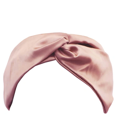Shop Slip Silk Twist Headband (various Colours) In Pink