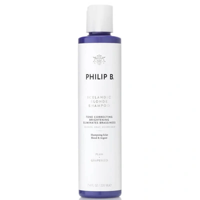 Shop Philip B Icelandic Blonde Shampoo 7.4 Fl Oz/220ml