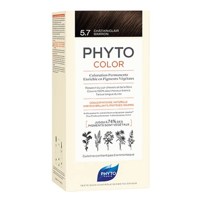 Shop Phyto Color - 5.7 Light Chestnut 180g