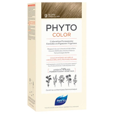 Shop Phyto Hair Colour By Color - 9 Very Light Blonde 180g